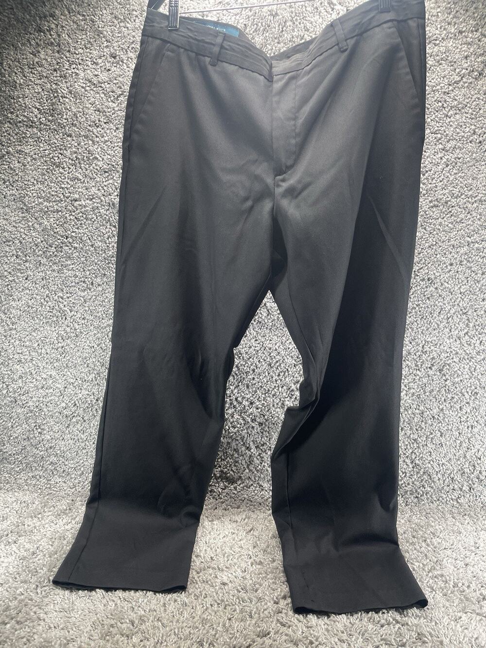 Men’s Perry Ellis Slim Fit Stretch Dress Pants Black Size 36inch x 30inch